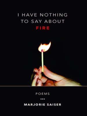 cover image of I Have Nothing to Say about Fire